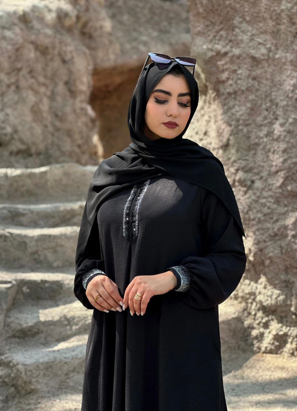 آستین مانتو عبای زنانه صدف